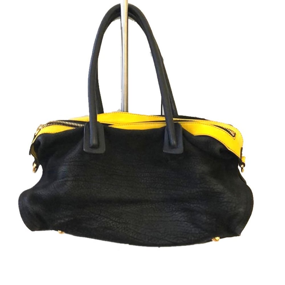 Maiyet Colorblock Leather Zippered Satchel